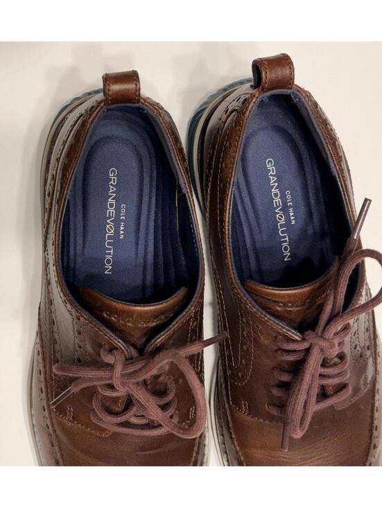 Cole Haan Men\'s GrandEvolution Wingtip Oxford Brown Style C35907 Size 9 1/2M main image 8